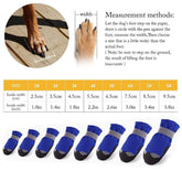 KUTKUT Dog Boots for Small, Medium and Large Dogs | Winter Snow Waterproof Paw Protector |Reflective Straps and Non-Slip Sole Soft & Lightweight Shoes for ShizhTzu, Pug etc - kutkutstyle